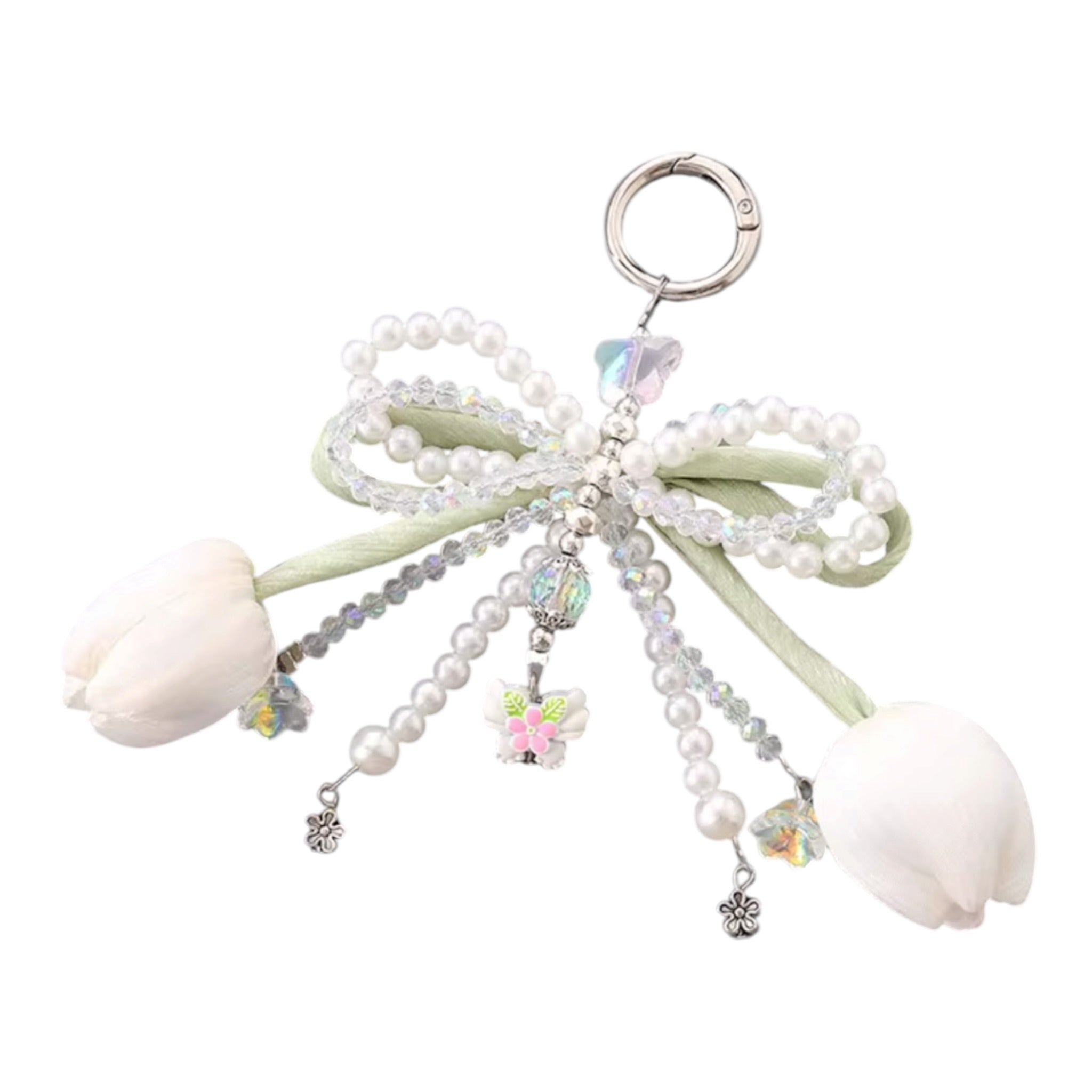 Tulip Bow Bag & Backpack Charm