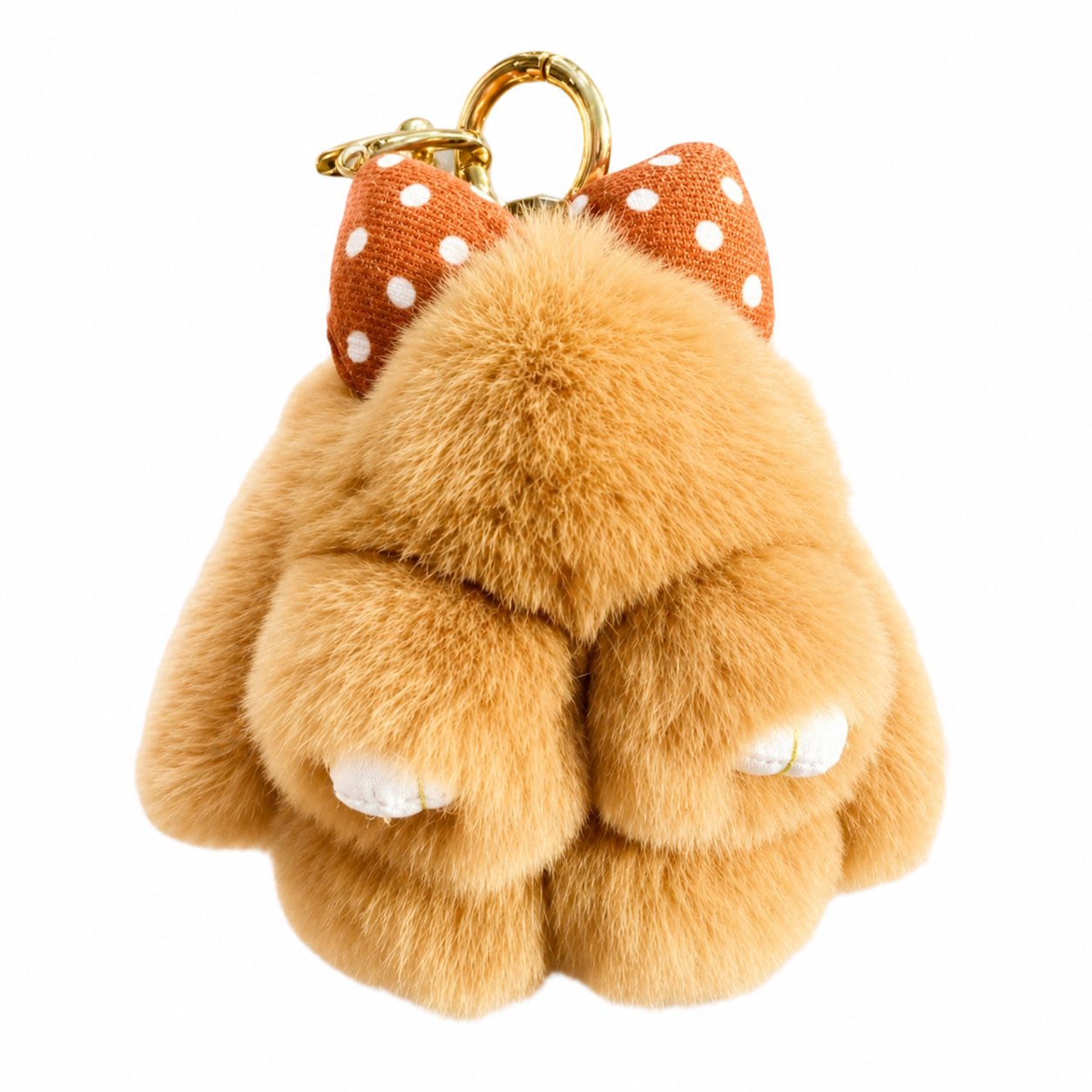 Fluffy Bunny Bag & Backpack Charm